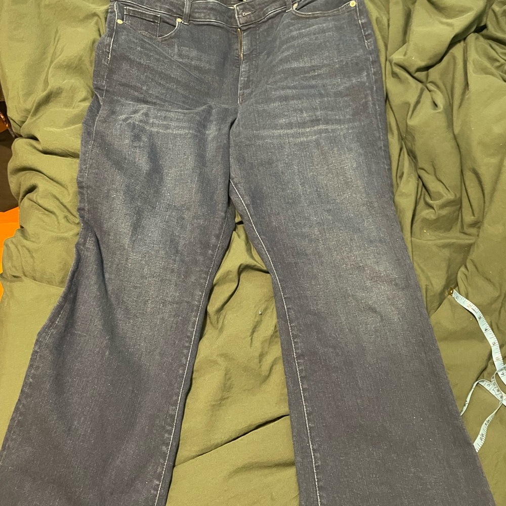 4/$25 bundle deal- LOFT Blue Flare & Wide Leg Jeans